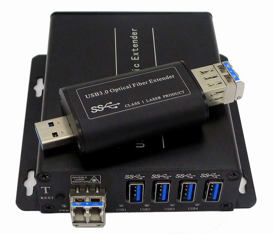 USB3.0//2.0/1.1 over Fiber Extender
