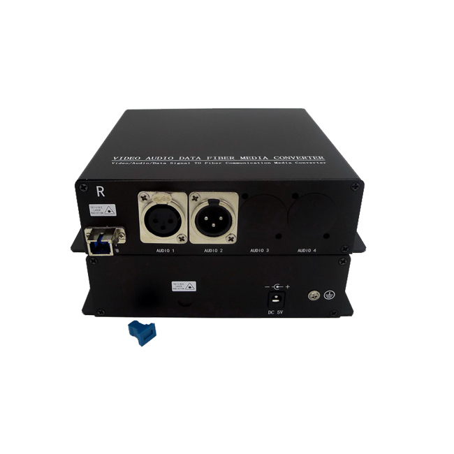 1-ch BIDI XLR Balanced audio to fiber converter