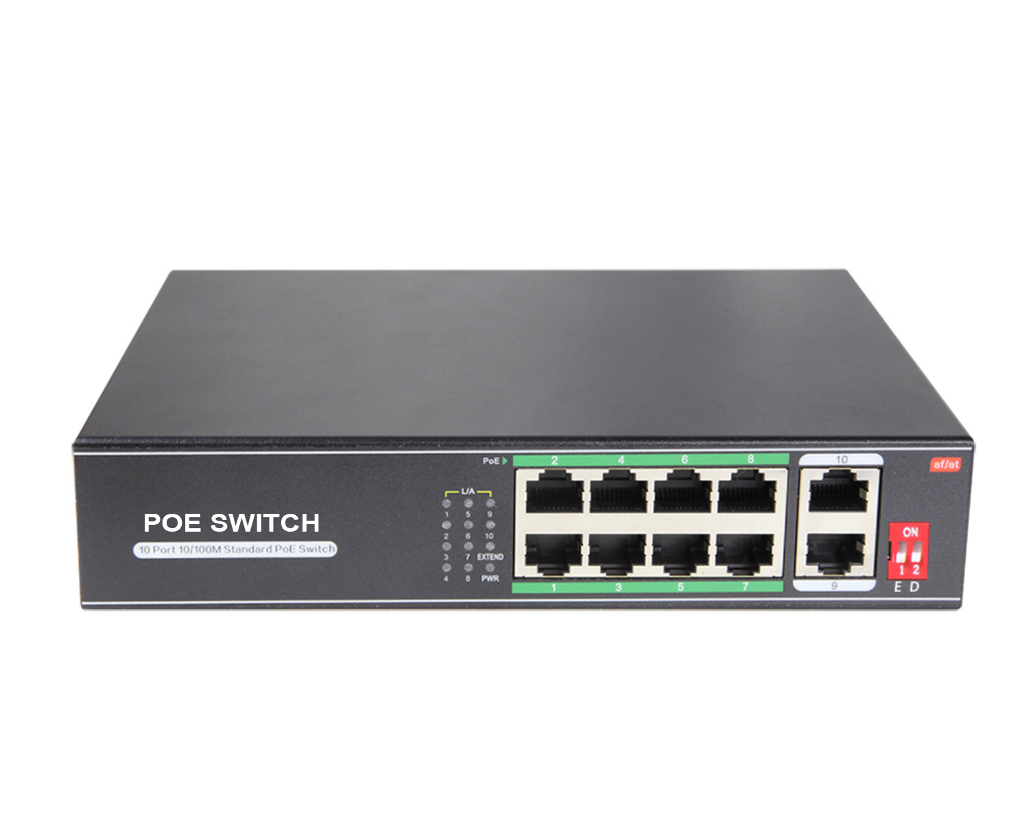 10/100M 10-port AI PoE switch