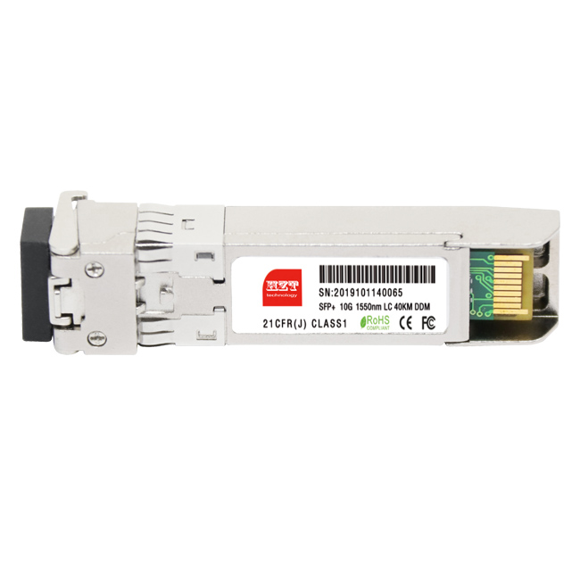 10G 1550nm 40KM LC connector dual fiber optic SFP+ module
