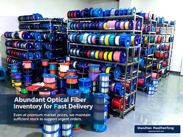 HZT Technology Maintains Ample Fiber Optic Inventory to Enable Fast Shipment Amid High Fiber Prices
