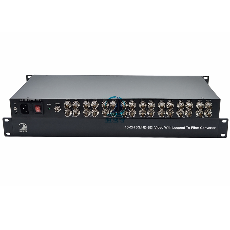 16-CH 3G-SDI Video Fiber Converter