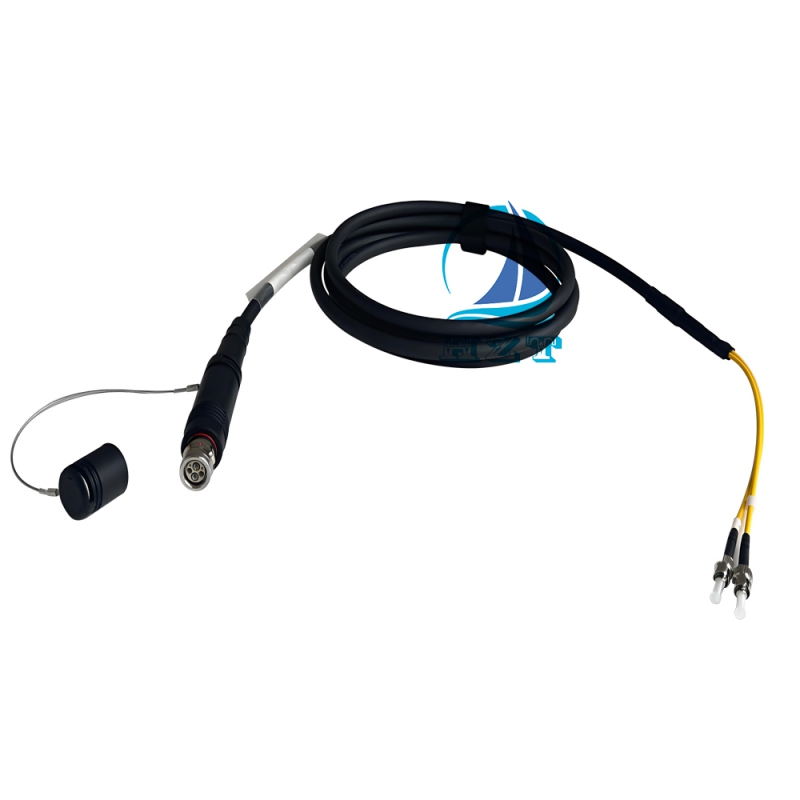 SMPTE 311M LEMO 3K.93C to dual ST Breakout Fiber Optical Cable 