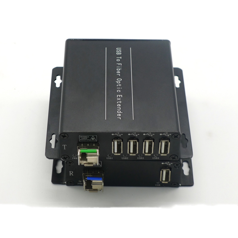 4 Port USB2.0 To Fiber Extender 