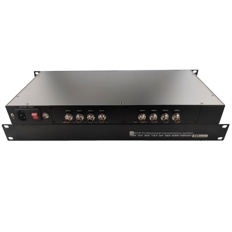 8-CH 3G/HD-SDI Video Fiber Converter