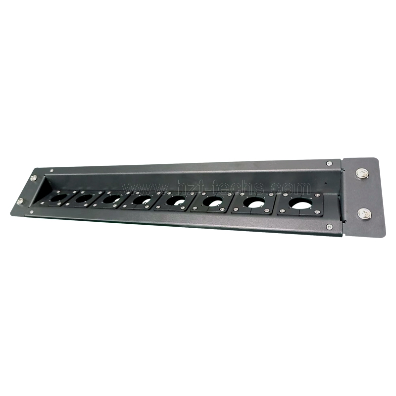 Empty Rack Mount Panel For SMPTE304 Connector Assembly 