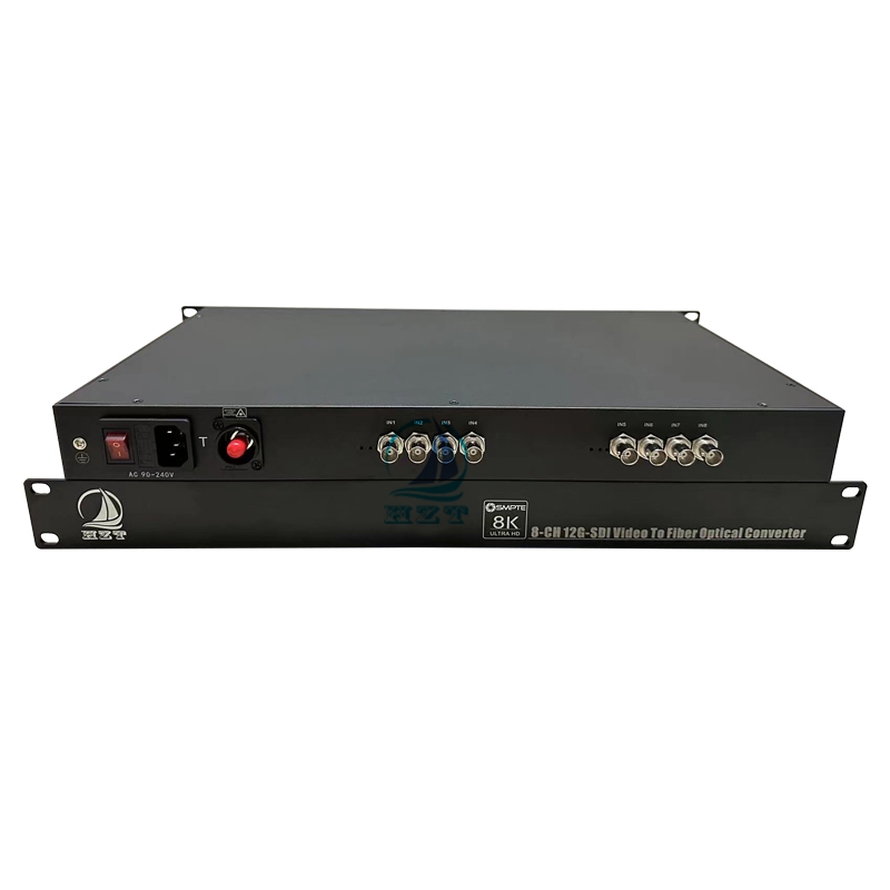 8-CH 12G-SDI Video Fiber Converter