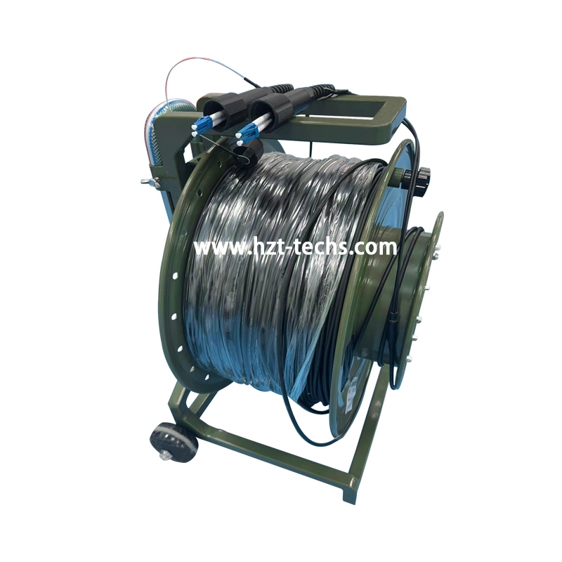 2 Core LC-LC Tactical Flexible Fiber Cable 