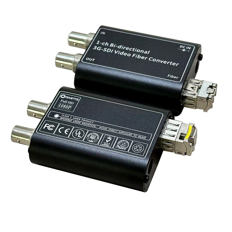 1-CH BIDI 3G-SDI Video Fiber Converter