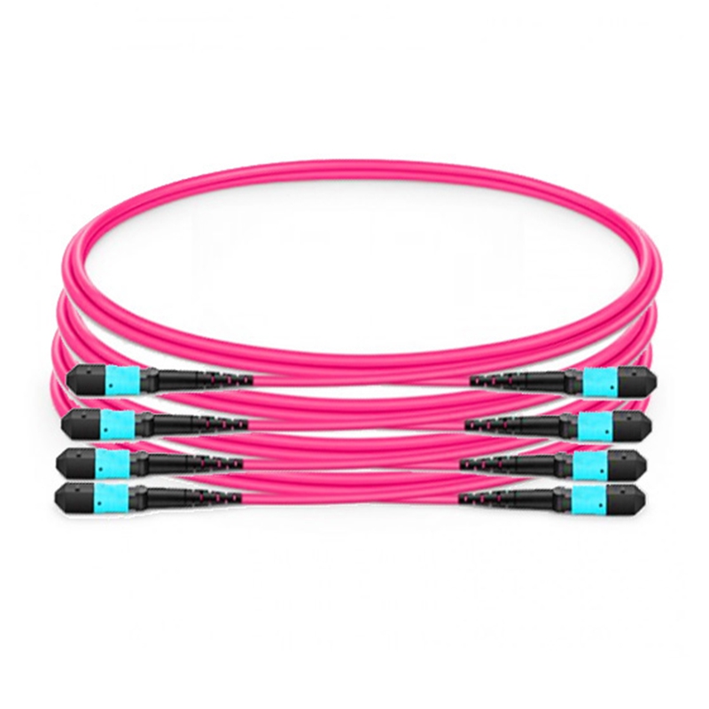  8/12/24 Core MTP to MTP Multimode OM4 Armored MTP Fiber Cable