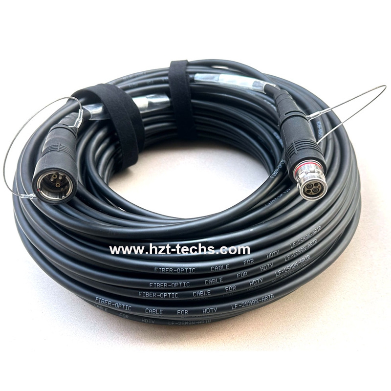 SMPTE311M 3K93C Hybrid Camera Optical Cable with FUW-PUW SMPTE Connector