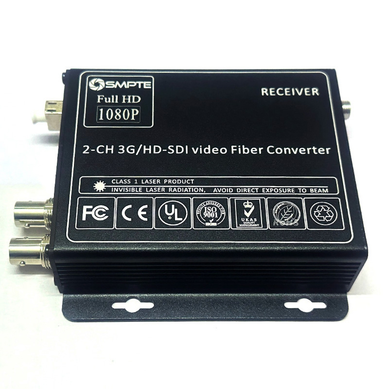 2-CH 3G/HD-SDI Video Fiber Converter