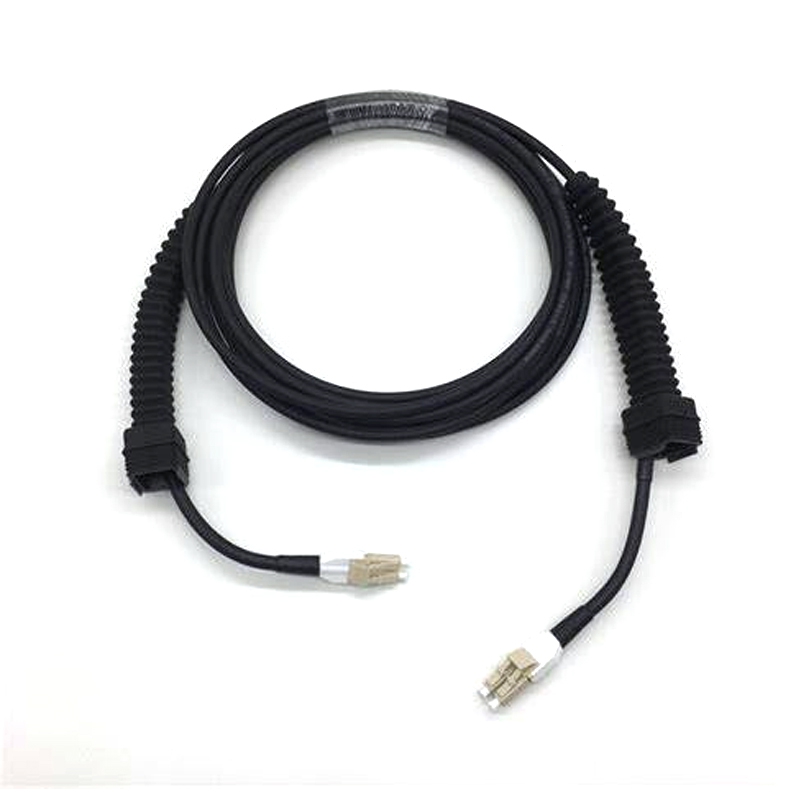 Waterproof NSN-NSN LC Duplex  Multimode Fiber Optic Cable