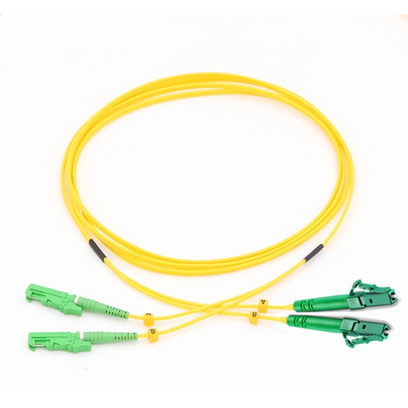 Dual E2000/APC to E2000/APC  9/125µm Singlemode OS2 Fiber Optic Patch Cable 