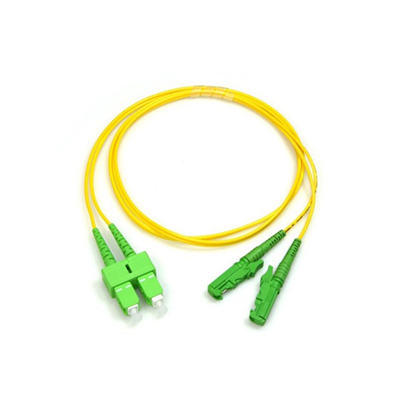 E2000/APC-SC/APC Duplex Singlemode OS2 Fiber Optical Patch Cords